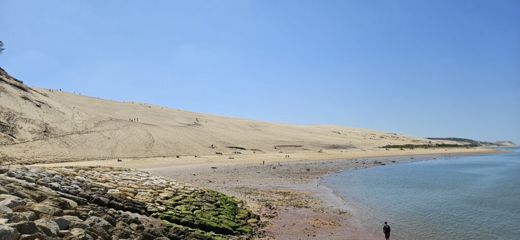 Profil de la Dune du Pilat, la plus haute dune de sable d’Europe