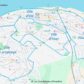 Une carte des 4 villes d'Arcachon