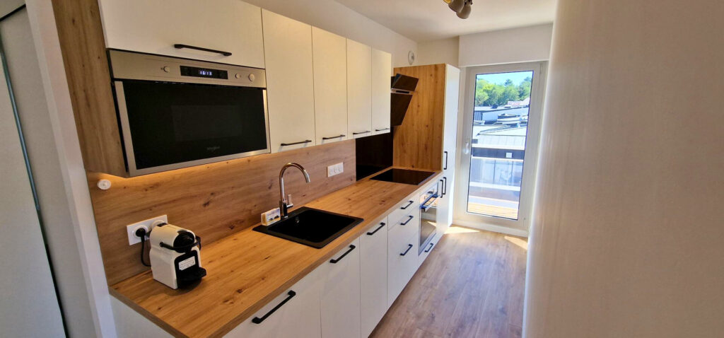 Cuisine de la location saisonnière Les Cinq Balcons d'Arcachon