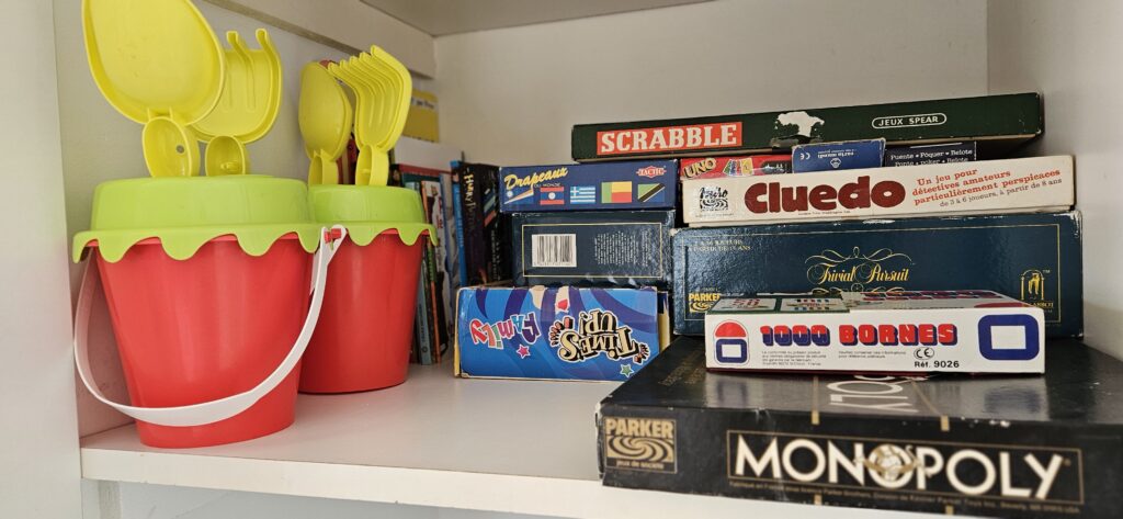 Jeux et jouets de la location saisonnière Les Cinq Balcons d'Arcachon