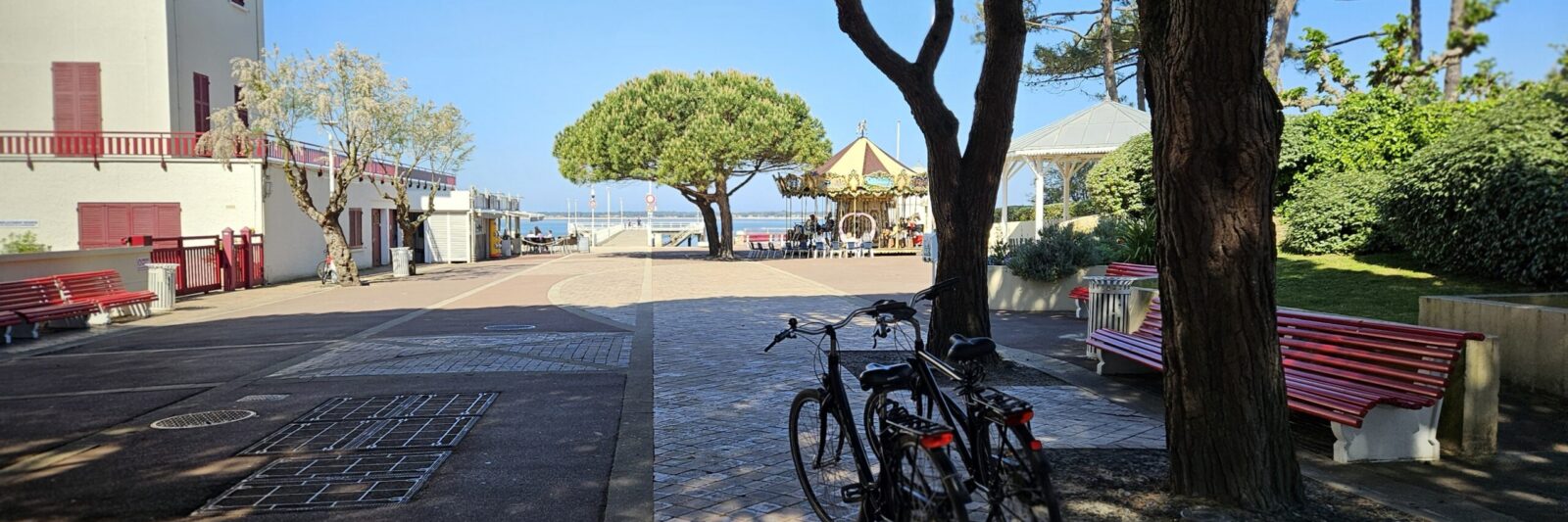 Vue sur la jetée du Moulleau