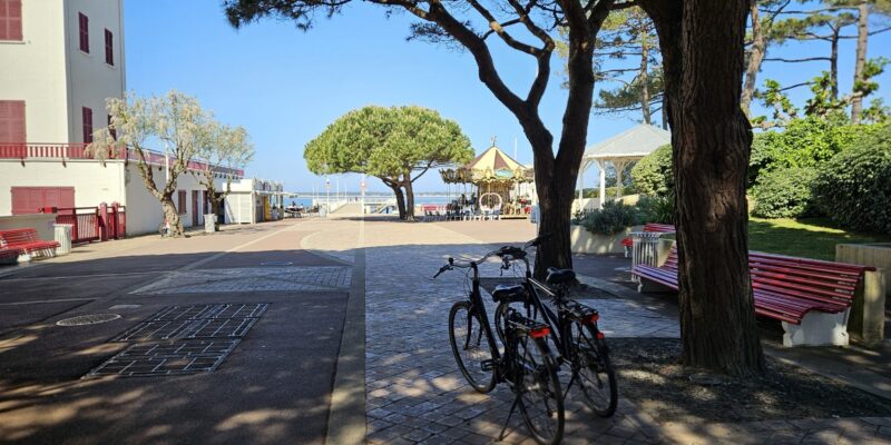 Vue sur la jetée du Moulleau