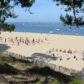 Yoga sur la plage Pereire à Arcachon