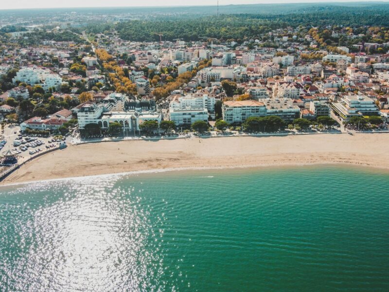 Vue aérienne d'Arcachon