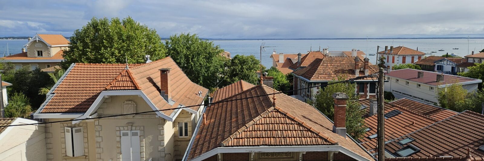 appartement vue panoramique bassin Arcachon - vue de la cuisine/salle à manger Antares