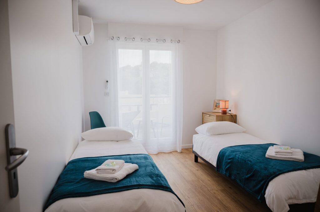 Chambre Azur pouvant accueillir deux personnes