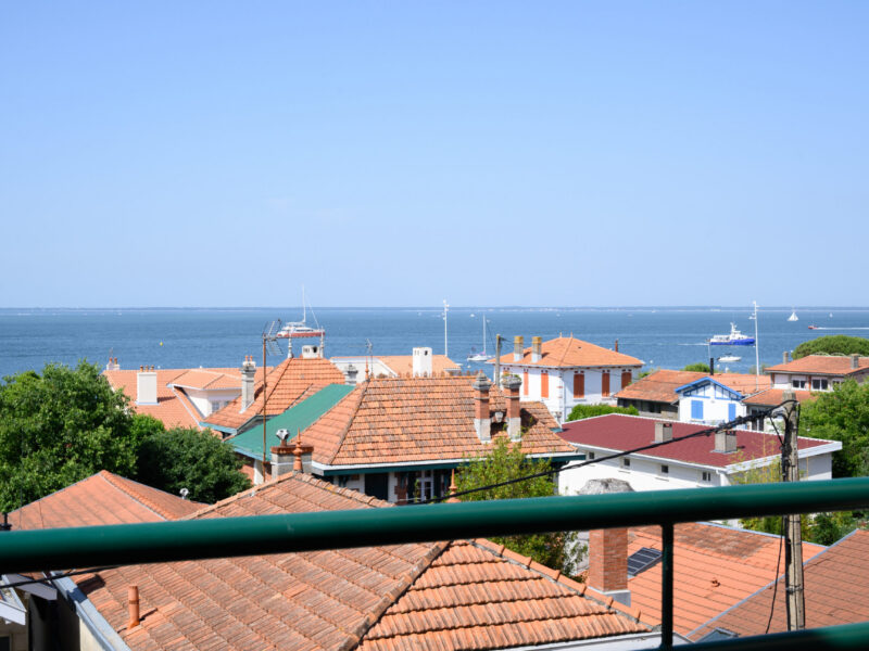 Vue sur le Bassin d'Arcachon depuis la terrasse nord d'Antarès